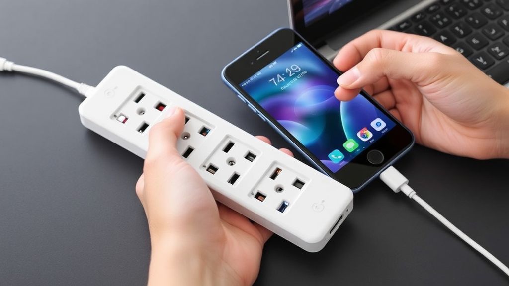 旅行充电终极解决方案：Orico七合一电源插座评测